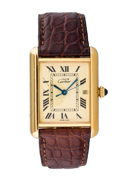 cartier tank anglaise|must de cartier tank vintage.